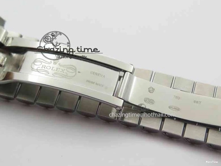 MiroTime 0116 Minimalist Day Date 40mm SS BP Maker Best Edition Diamond Bezel Silver Dial On SS Bracelet A 3697